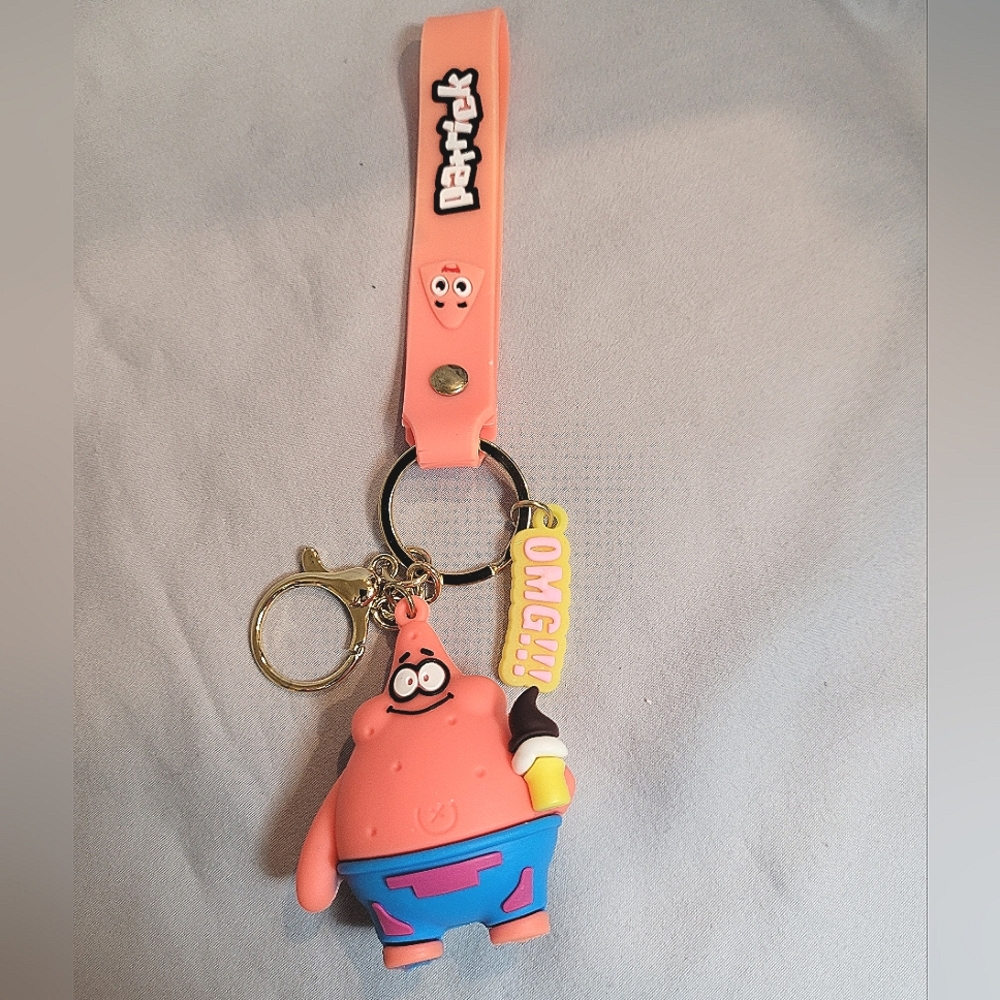 Patrick Star Keychain - image 1